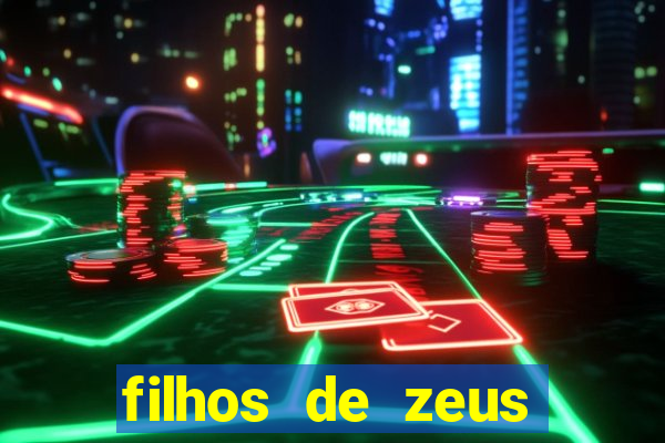 filhos de zeus mitologia grega